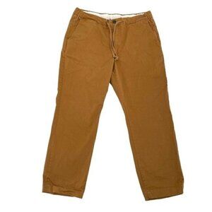 Spier & Mackay Handmade Slim Fit Khaki Tan Chino Trouser Pants size 36X26